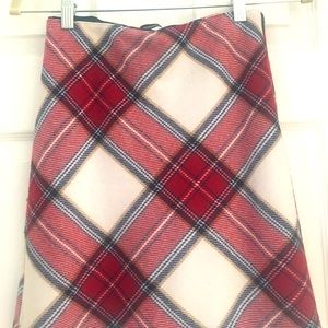Abercrombie and fitch plaid miniskirt xxs